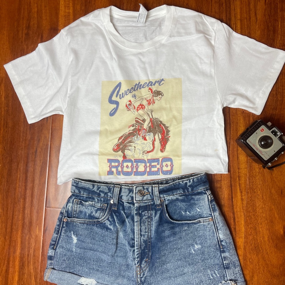 Sweetheart Rodeo Western Crop Top